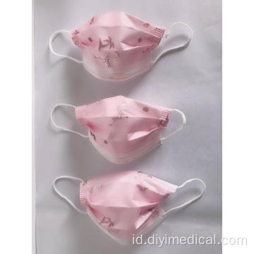 masker wajah anak-anak lucu untuk anak-anak